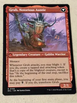 mtg Grub Storied Matriarch, Goblin Warlock, Lorwyn Eclipsed, unplayed - Image 2