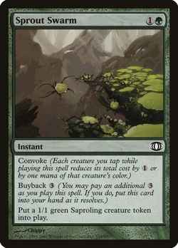 MTG magic 1x Sprout Swarm (M/NM) Future Sight - Image 1
