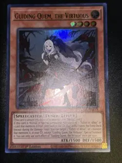 Yugioh! Guiding Quem, the Virtuous - RA04-EN043 - Ultra Rare - 1st Edition Near - Image 1