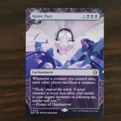 Magic: The Gathering Grave Pact Mythic Enchantment Wilds of Eldraine 29 Black - Image 1