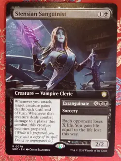 Extended Stensian Sanguinist Secrets of Strixhaven commander Magic The Gathering - Image 1