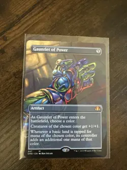 Gauntlet of Power (Borderless) Dominaria Remastered Regular - Image 1