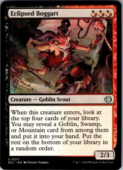 Eclipsed Boggart 217 UC Lorwyn Eclipsed NM Magic: The Gathering TCG - Image 1