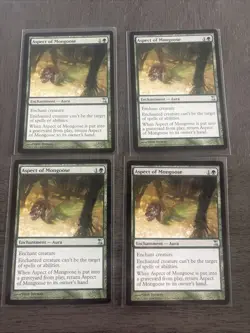 Aspect of Mongoose X4 [Time Spiral] Magic MTG NM to LP - Image 1