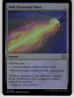Null Elemental Blast Foil Uncommon Modern Horizons 3 12 MTG Near Mint 2024 - Image 1
