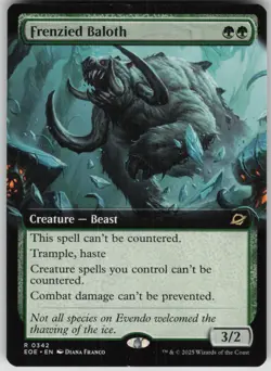 MTG TCG Frenzied Baloth (Extended Art) R Edge of Eternities 342 - Image 1