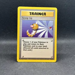 Scoop Up 078/102 Base Set Regular Pokemon TCG LP+ - Image 1