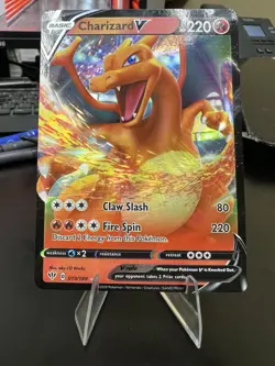 Pokemon TCG - 2020 Charizard V 19/189 - Darkness Ablaze - Ultra Rare Holo - LP - Image 1