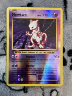 Pokemon TCG Mewtwo 51/108 Evolutions Reverse Holo Basic 130HP Rare Psychic - Image 1