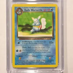 CGC 8 Dark Wartortle 46/82 Team Rocket 2000 Pokemon TCG - Image 1
