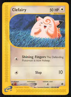 Clefairy 101/165 Common Expedition Base Set Pokemon Lightly Played - Image 1
