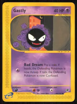 Gastly 109/165 Common Expedition Base Set Pokemon Lightly Played - Image 1