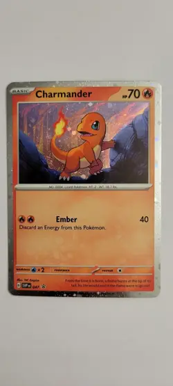CHARMANDER (COSMOS HOLO) 047 HOLO PROMO SCARLET & VIOLET PROMO POKEMON NM - Image 1