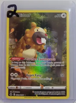 Bidoof GG29/GG70 Pokemon Crown Zenith: Galarian Gallery Holo NM (2 of 4) - Image 3