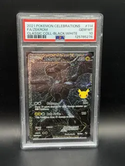 2021 Pokemon Celebrations FA Zekrom Psa 10 - Image 1