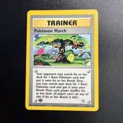 Pokemon March 1st Edition 102/111 Neo Genesis Trainer Tomokazu Komiya Art - Image 1