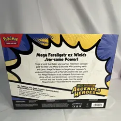 Pokemon Mega Evolution Ascended Heroes Feraligatr ex Box Booster Promo English - Image 2