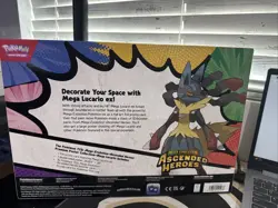Mega Lucario Premium Poster Collection Pokemon Sealed Box - Image 2