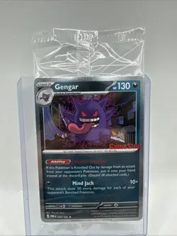 LICKING ORB🌀 Double Orb POKEMON Gengar Gamestop Exclusive Stamped Promo Sealed - Image 3