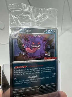 LICKING ORB🌀 Double Orb POKEMON Gengar Gamestop Exclusive Stamped Promo Sealed - Image 4