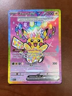 Pokemon TCG Pikachu ex 277/217 Ascended Heroes SIR Special Illustration Rare - Image 3