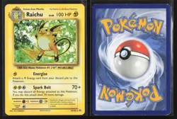 Raichu 36/108 Holo Rare Evolutions Pokemon Moderately Played - Image 3