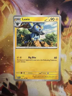 Pokemon TCG Luxio 067/167 Sv06: Twilight Masquerade Regular x4 - Image 2