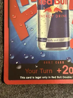 Red Bull Double DON!! Red Foil Exclusive Promo One Piece Near Mint NM - Image 3