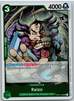 Raizo Event Pack Vol. 2 OP01-052 Promo One Piece NM - Image 1