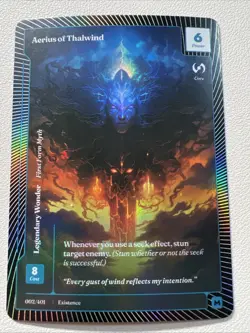 Wonders of the First Existence 002/401 Aerius of Thalwind Mythic Classic Foil - Image 1