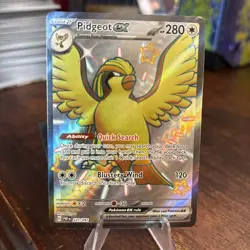 Pidgeot ex 221/091 Sv: Paldean Fates Holo - Pokemon card near mint - Image 1