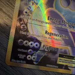 Pokemon Mewtwo-EX 103/108 Full Art Holo Ultra Rare 180 HP English Card - Image 4