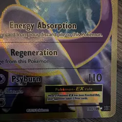 Pokemon Mewtwo-EX 103/108 Full Art Holo Ultra Rare 180 HP English Card - Image 5