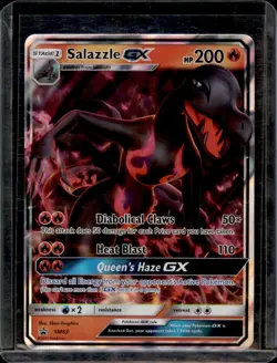 Salazzle GX SM63 - Black Star Promo - Holo Rare Pokemon Card - Image 1