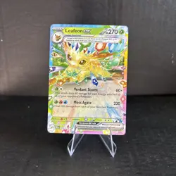 Pokemon TCG Leafeon EX 6/131 Prismatic Evolutions Double Rare Holo Card B - Image 1