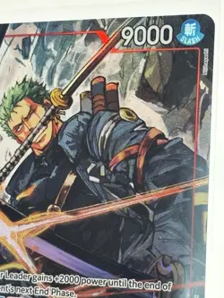 Bandai Roronoa Zoro One Piece CCG EB04-007 Egghead SR Foil Rush alt art Card - Image 3