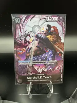 Marshall.D.Teach P-100 Event Pack Vol.8 One Piece Card Game English Promotion - Image 1