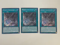 Yugioh - Primite Drillbeam x 3 - 1st Edition Secret Rare NM - Free Holo Card - Image 1