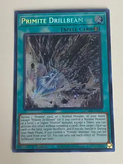 Yugioh - Primite Drillbeam x 3 - 1st Edition Secret Rare NM - Free Holo Card - Image 4