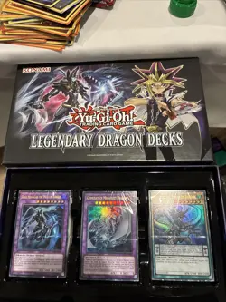 Yugioh Legendary DRAGON Decks Box Set Brand New Sealed Cards! - Image 1