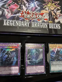 Yugioh Legendary DRAGON Decks Box Set Brand New Sealed Cards! - Image 2