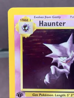 Pokemon TCG First Edition Haunter 6/62 Fossil Set Holo Rare WOTC 1999 VTG - Image 2