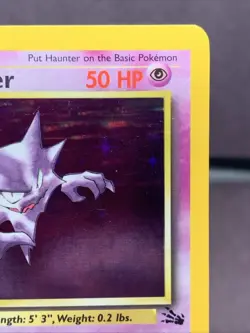 Pokemon TCG First Edition Haunter 6/62 Fossil Set Holo Rare WOTC 1999 VTG - Image 3
