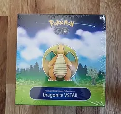 Dragonite VSTAR BOX Deck Holder Tin Collection Pokemon Go SEALED - Image 1