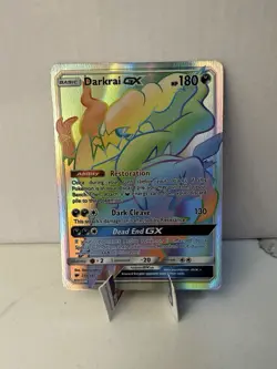 Darkrai GX - 158/147 - Pokemon Burning Shadows Sun & Moon Secret Rare Card - Image 1