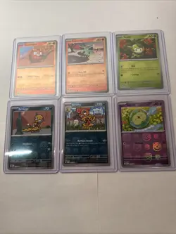 Pokemon Black Bolt And White Flare Masterball Lot Of 6 Cards - Image 1