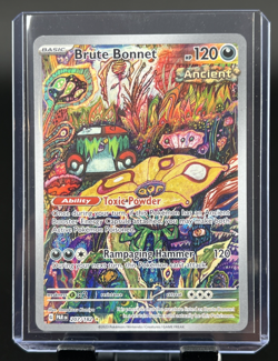 Pokemon Brute Bonnet 207/182 Illustration Rare IR Full Art Paradox Rift NM - Image 1