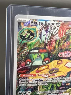 Pokemon Brute Bonnet 207/182 Illustration Rare IR Full Art Paradox Rift NM - Image 2