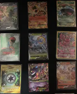 Pokemon TCG Holo & Foil Card Lot - Charizard, Pikachu V, Gengar, Reshiram V - Image 1