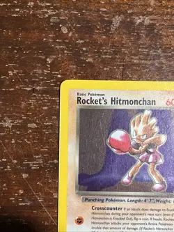 2000 Pokemon Gym Heroes Rocket’s Hitmonchan Holo 11/132 Free Shipping - Image 2